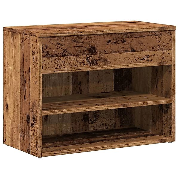 vidaXL Schuhbank Altholz-Optik 60x30x45 cm Holzwerkstoff 856754 günstig online kaufen