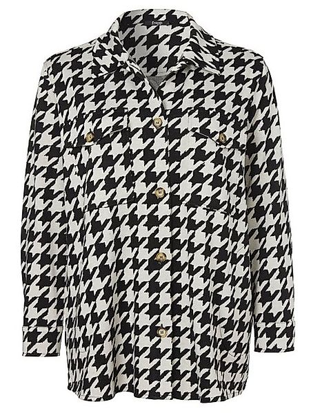 FRAPP Blouson Modische Übergangsjacke mit Hahnentritt-Muster (1-St) Hahnent günstig online kaufen
