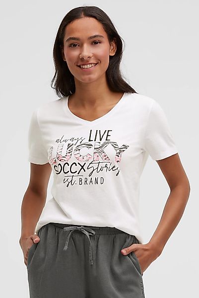 SOCCX V-Shirt aus Baumwolle günstig online kaufen