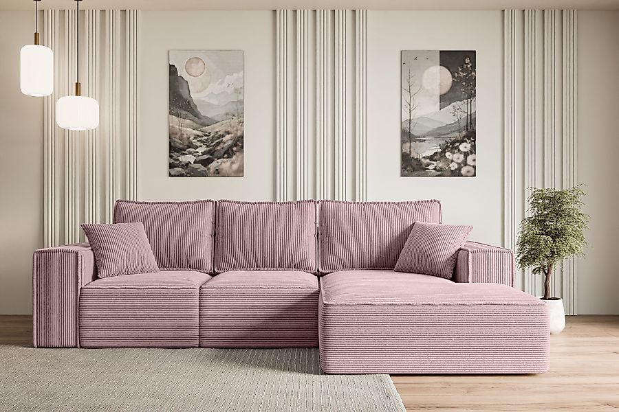 ALTDECOR Ecksofa SERRA-L-S, Couch mit Schlaffunktion, günstig online kaufen