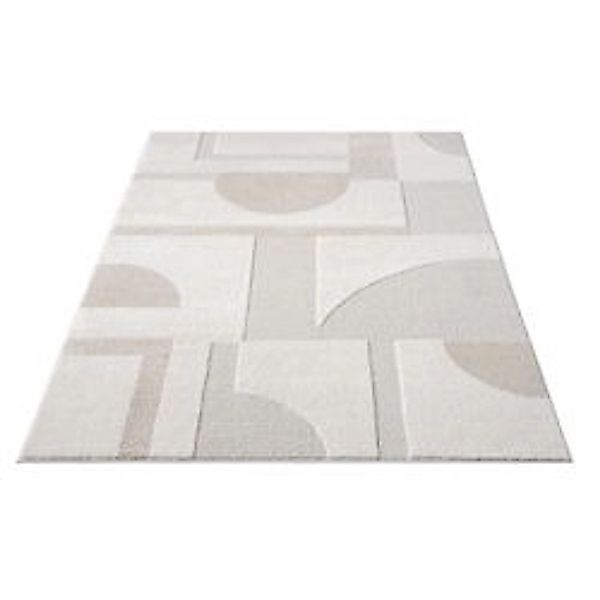 payé Teppich Ello 9992 Boho Flachflor 140x200 cm Cream günstig online kaufen