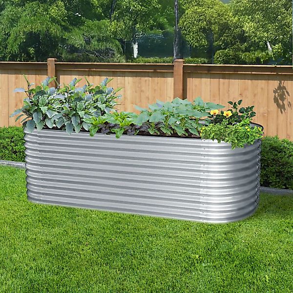KONIFERA Hochbeet "bodenloses Gartenbeet aus verzinktem Stahl", witterungsb günstig online kaufen