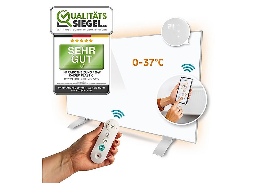 Kaiser plastic Infrarotheizung mit Thermostat, Wandheizung -mobile Standhei günstig online kaufen