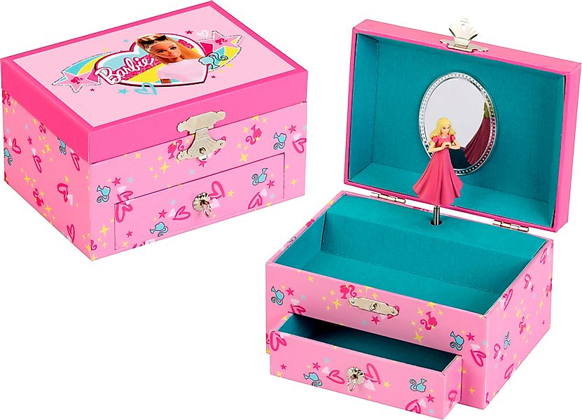 Klein Schmuckkasten Barbie - Musikalische Schmuckschatulle günstig online kaufen