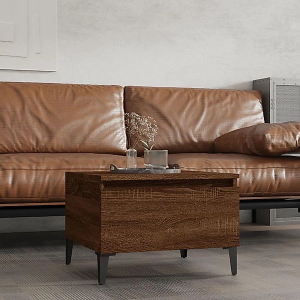 vidaXL Beistelltisch Braun Eichen-Optik 50x46x35 cm Holzwerkstoff Modell 1 günstig online kaufen