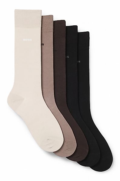 BOSS Socken "5P Uni Color CC", (5 Paar), in klassischer Unifarbe günstig online kaufen