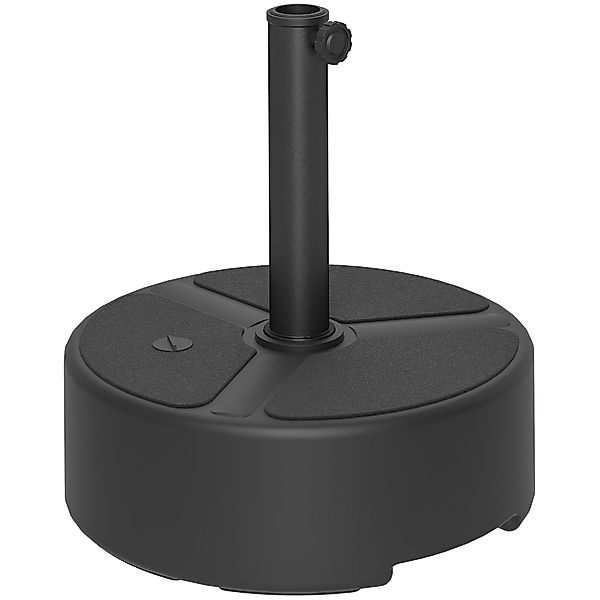 Outsunny Sonnenschirmständer aus HDPE Befüllbar Schirmständer 18kg/20kg mit günstig online kaufen