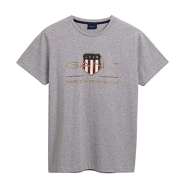 Gant T-Shirt Herren T-Shirt - D2. ARCHIVE SHIELD, Rundhals, (Packung, 1er P günstig online kaufen