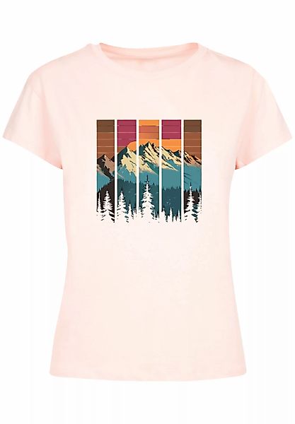 F4NT4STIC T-Shirt "Berg Sonnenuntergang Retro", Premium Qualität günstig online kaufen
