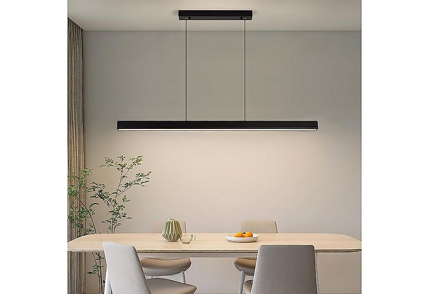 POPOLIC LED Pendelleuchte Esstisch 80cm, Dimmbare Moderne LED Pendelleuchte günstig online kaufen