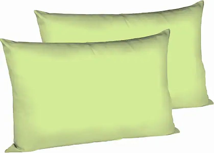 fleuresse Kissenbezüge "Colours" edler, bügelfreier Interlock-Jersey aus 10 günstig online kaufen