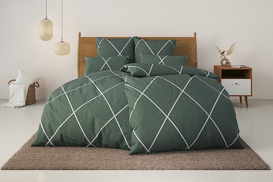 OTTO home Bettwäsche Belle, Renforcé, 2 teilig, Renforcé Qualität, Reißvers günstig online kaufen