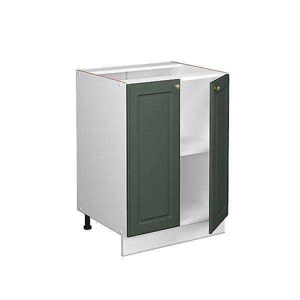 Vicco Küchenunterschrank Fame-Line Grün-Gold Landhaus/Weiß 60 cm AP Eiche günstig online kaufen