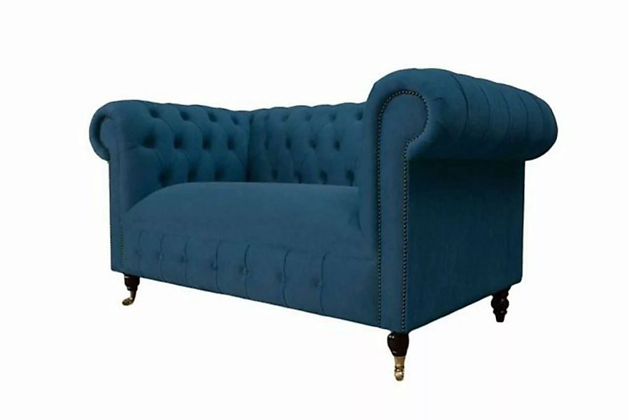 JVmoebel Sofa Chesterfield Design Luxus Polster Sofa 2 Sitzer Couch Sitz Te günstig online kaufen