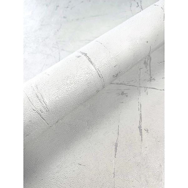 Newroom Vliestapete Manja Weiß Unifarbe Modern FSC® günstig online kaufen