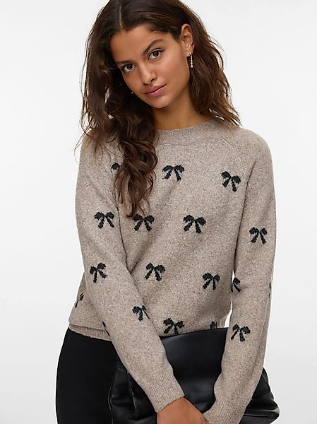 Vero Moda Rundhalspullover VMDOFFY INTARSIA LS günstig online kaufen