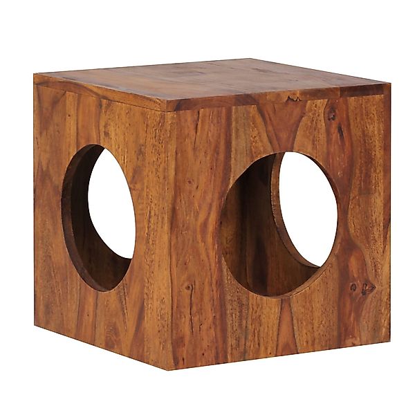 FINEBUY Beistelltisch FB39762 (Massivholz 35x35x35 cm, günstig online kaufen