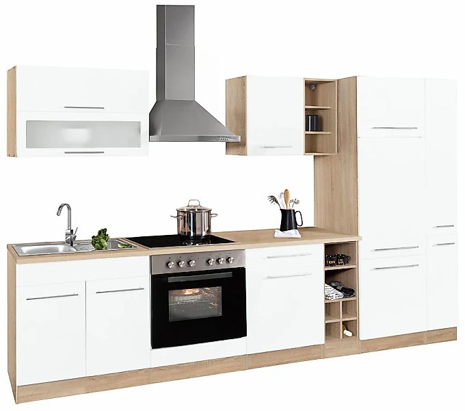 KOCHSTATION Küchenzeile »KS-Eton«, ohne E-Geräte, Breite 330 cm günstig online kaufen