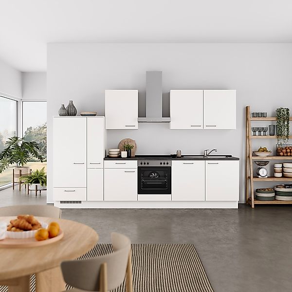 nobilia® Küchenzeile »"Laser I", Ausrichtung wählbar, Breite 330 cm« vormon günstig online kaufen