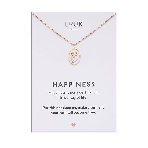LUUK LIFESTYLE Kette mit Anhänger Eule, günstig online kaufen