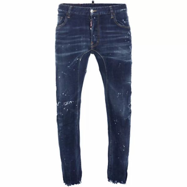 Dsquared2 Slim-fit-Jeans Dsquared2 Tidy Biker Jeans blau günstig online kaufen