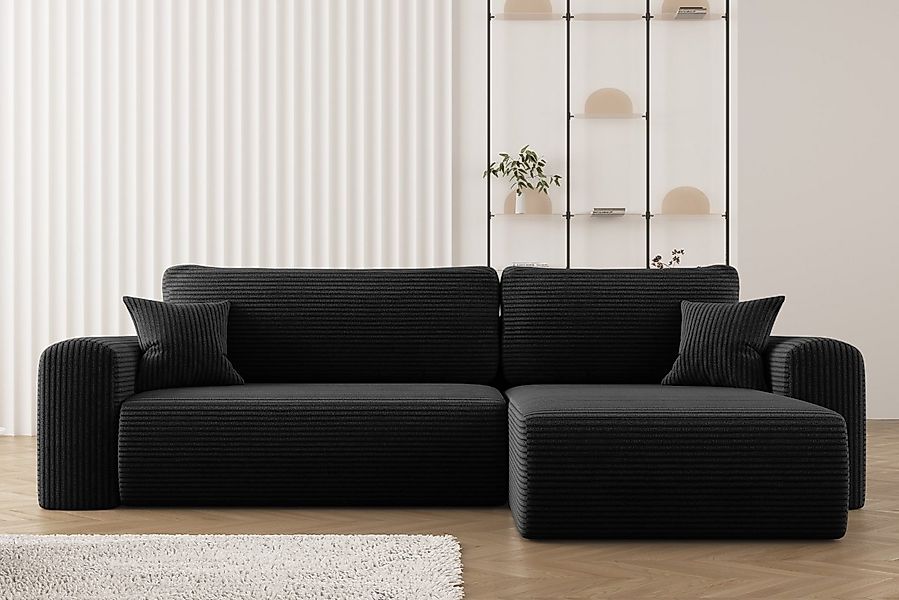 Kaiser Möbel Ecksofa mit Schlaffunktion und Stauraum für Bettzeug, Capri St günstig online kaufen