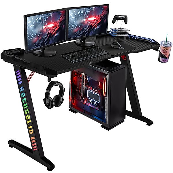 ELITE Gaming Gamingtisch Rocksolid Gamer Schreibtisch günstig online kaufen