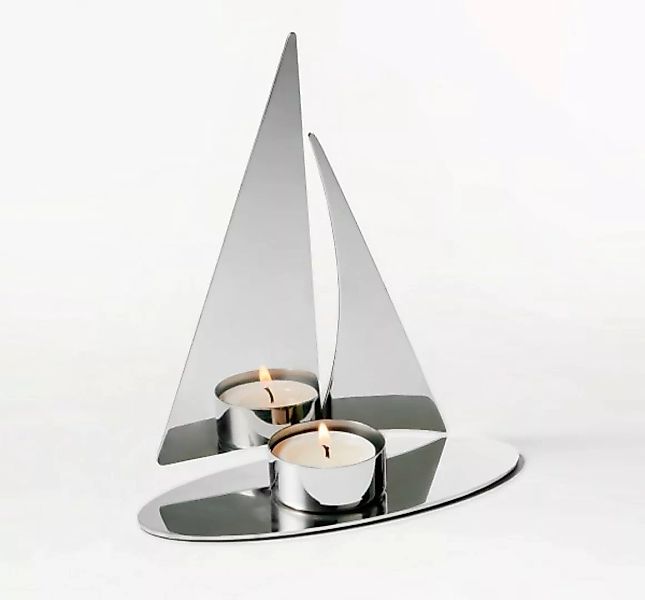 Regatta Boot mit Teelichthalter Länge 10 cm, Breite 6 cm, Höhe 12 cm günstig online kaufen