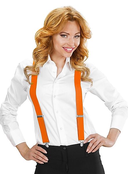 Widdmann Hosenträger Hosenträger orange Mit Metall-Clips günstig online kaufen