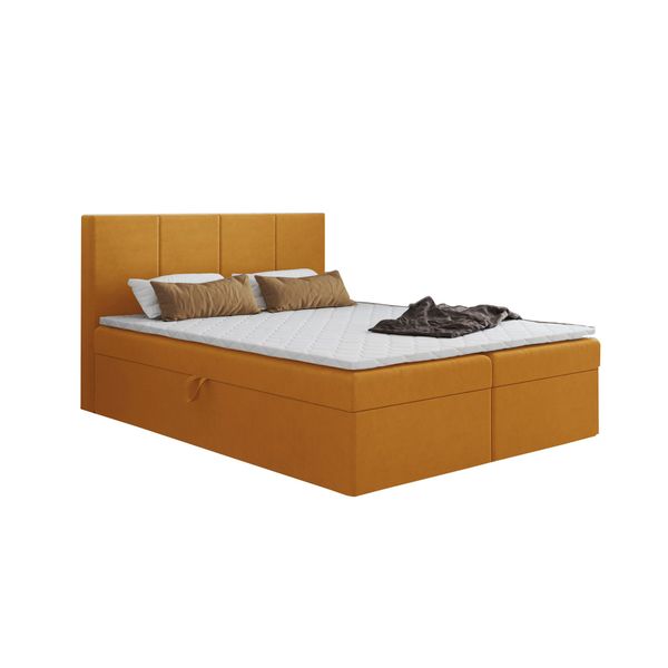 Godre Boxspringbett mit Bettkasten FARO 140x200 günstig online kaufen