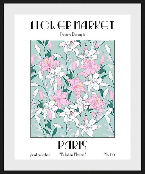 queence Bild »Flowermarket«, Blumen, (1 St.) günstig online kaufen