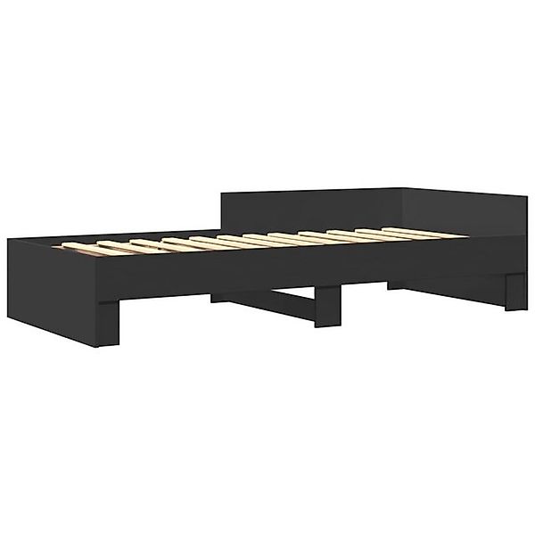 vidaXL Bett Bettgestell Schwarz 75x190 cm günstig online kaufen