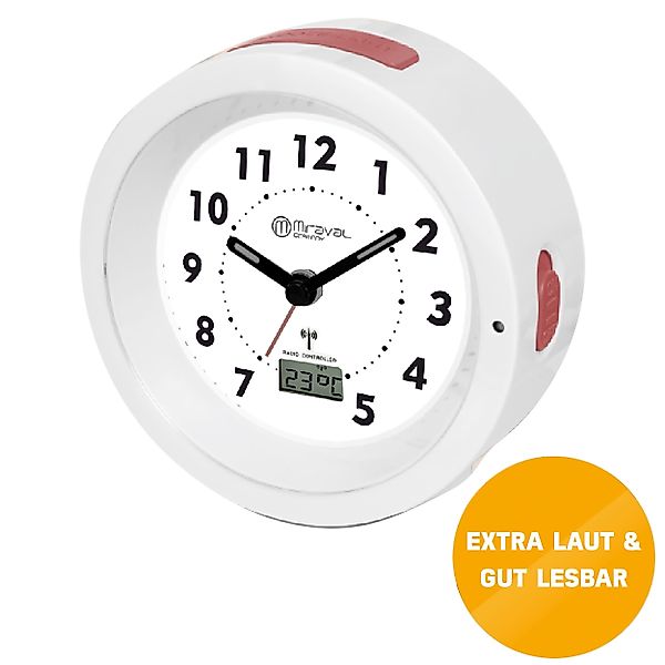 Miraval Funkwecker Funkwecker 95 Db Seniorenwecker günstig online kaufen