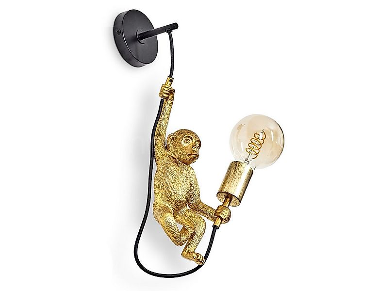 hofstein Wandleuchte »Villafranca« Wandlampe aus Metall/Kunststoff in Schwa günstig online kaufen