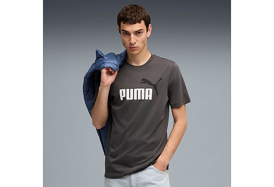 PUMA T-Shirt ESS 2 COLOR NO. 1 LOGO TEE Regular Fit, Kurzarm, Rundhalsaussc günstig online kaufen