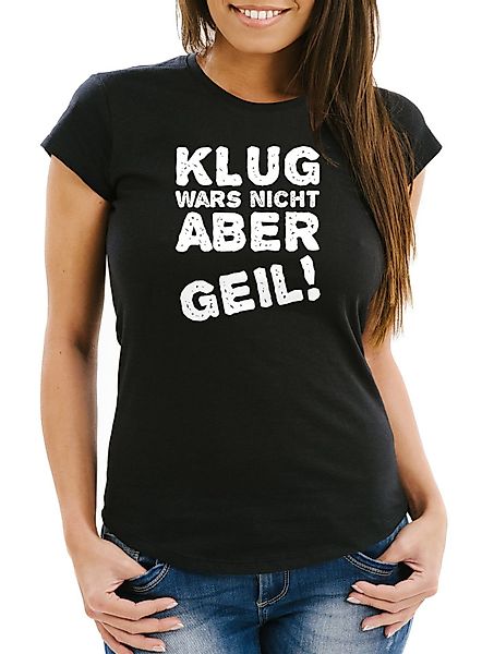 MoonWorks Print-Shirt Damen T-Shirt mit Spruch günstig online kaufen
