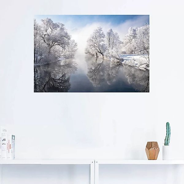 Artland Wandbild »Winter in Oberbayern«, Seebilder, (1 St.) günstig online kaufen