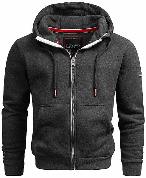 Alessandro Salvarini Sweatjacke "ASBergamo", aus hochwertigem, warmem Mater günstig online kaufen