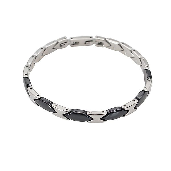 ELLAWIL Gliederarmband Edelstahl- Keramikarmband Handgelenkkette Damenarmba günstig online kaufen