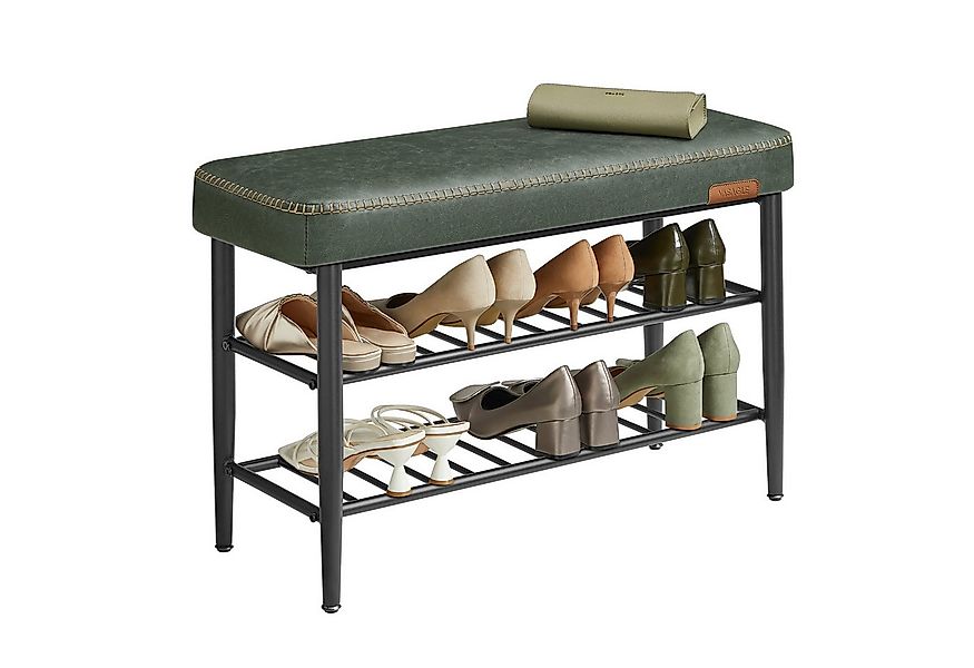 VASAGLE Schuhbank, Schuhregal, EKHO Series, Kunstleder, 30 x 80 x 50 cm günstig online kaufen