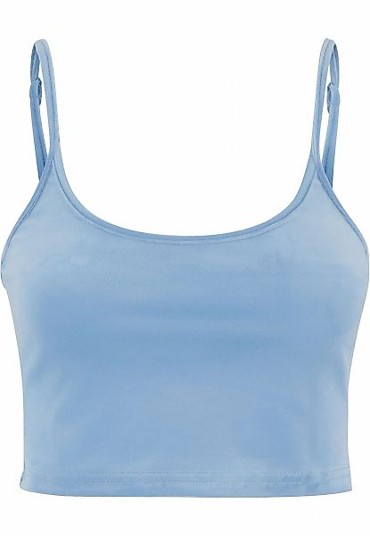 URBAN CLASSICS Muskelshirt "Urban Classics Ladies Short Velvet Top", (1 tlg günstig online kaufen
