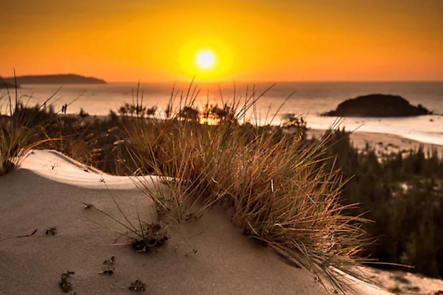 Papermoon Fototapete »Strand Sonnenuntergang« günstig online kaufen