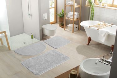 my home Badematte "Regona, Badteppich, Badvorleger, Badezimmer Teppich" Höh günstig online kaufen