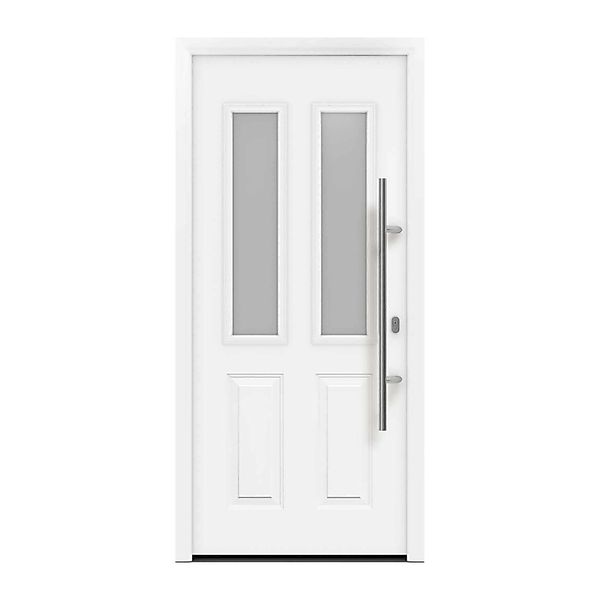 EcoStar Haustür Isopro IP 410S Verkehrsweiß 110 cm x 210 cm DIN R günstig online kaufen