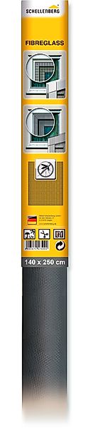 SCHELLENBERG Fliegengitter-Gewebe "aus Fiberglas in anthrazit und weiß" Pac günstig online kaufen