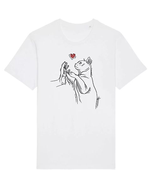 Cat Hand | T-shirt Unisex günstig online kaufen