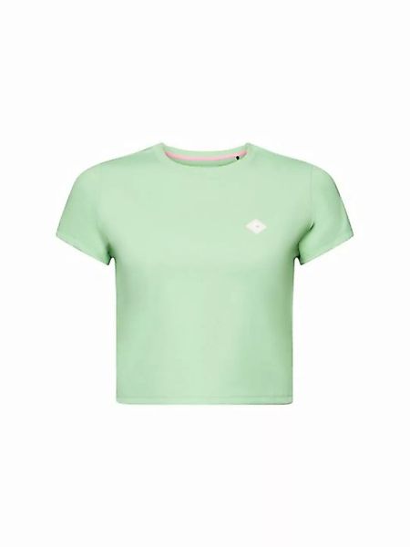 Esprit T-Shirt Logo-T-Shirt in Cropped-Länge (1-tlg) günstig online kaufen