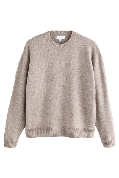 Next Rundhalspullover Relaxed Fit Kuscheliger Pullover günstig online kaufen