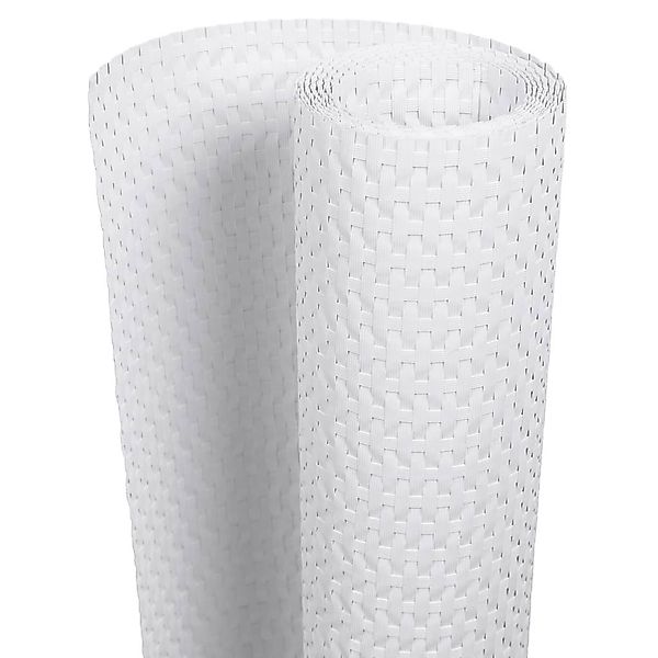 vidaXL Gartenzaun Balkon-Sichtschutz Weiß 1000x80 cm günstig online kaufen