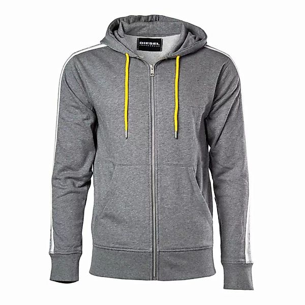 DIESEL Herren Sweatshirt - Loungewear Jacke mit Reißverschluss Grau XXL günstig online kaufen